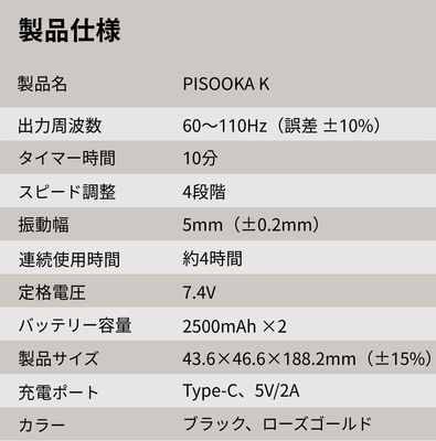 製品規格