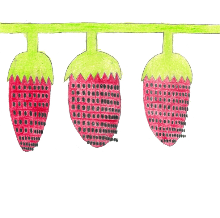 イラスト原画いちご