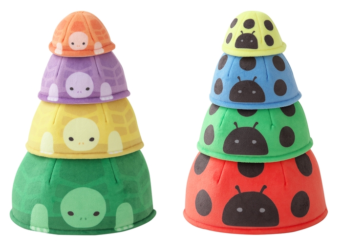 (左)かめ/(右)てんとうむし 全2種類