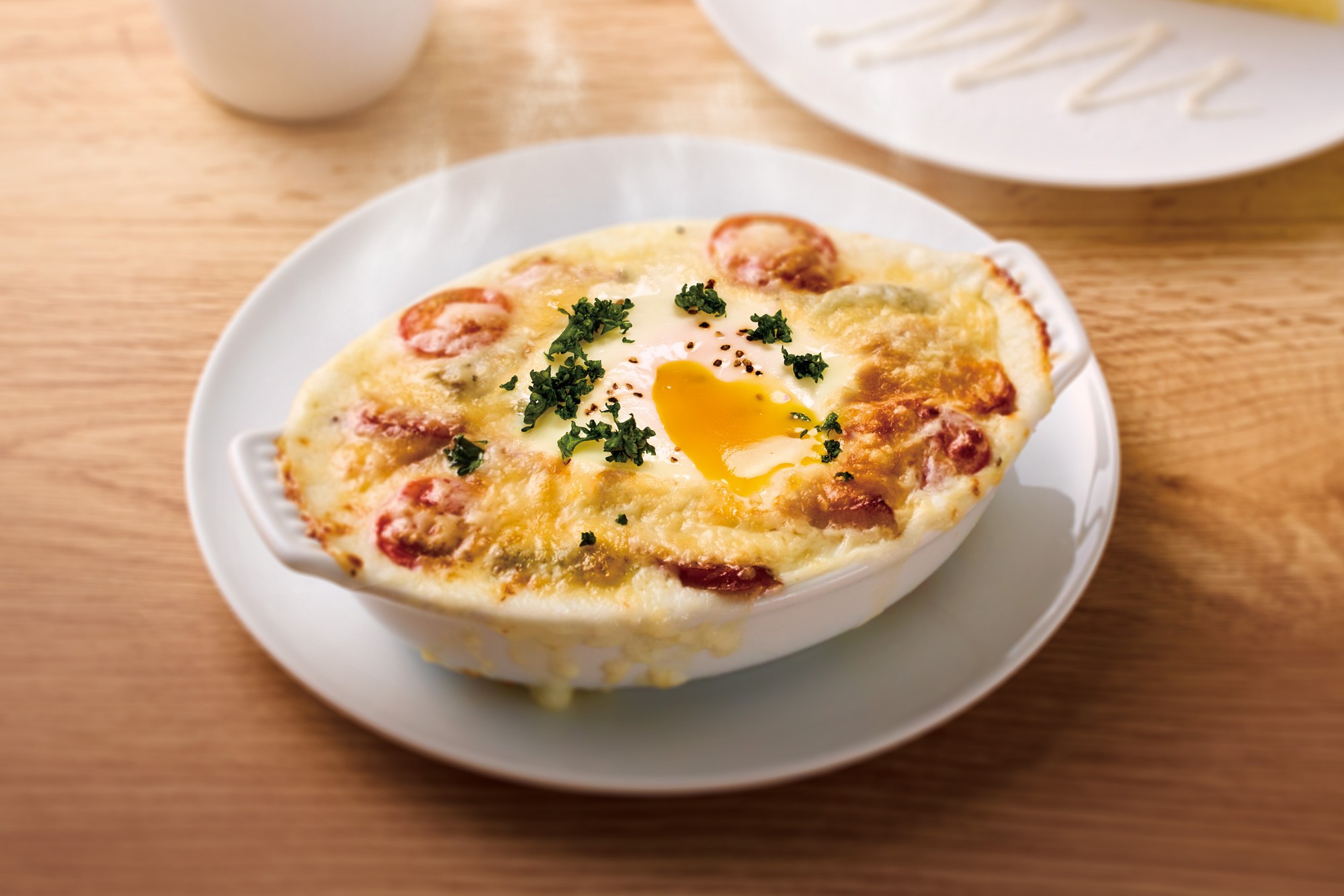 【新発売】こだわりのたまごがとろりととろける!北海道の厳選素材を使用したクリームドリアがきのとやファーム店限定で登場!