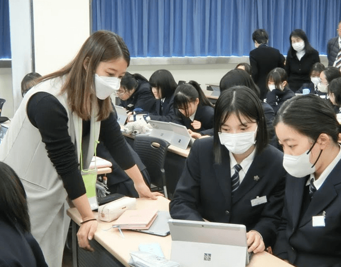 1月30日の特別授業の様子