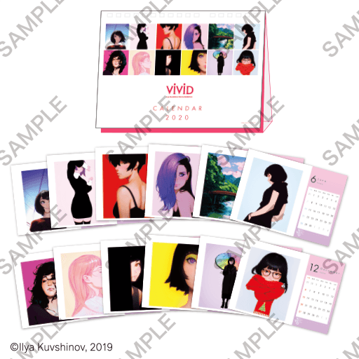 2020年オリジナル卓上カレンダー 各1,870円(税込)