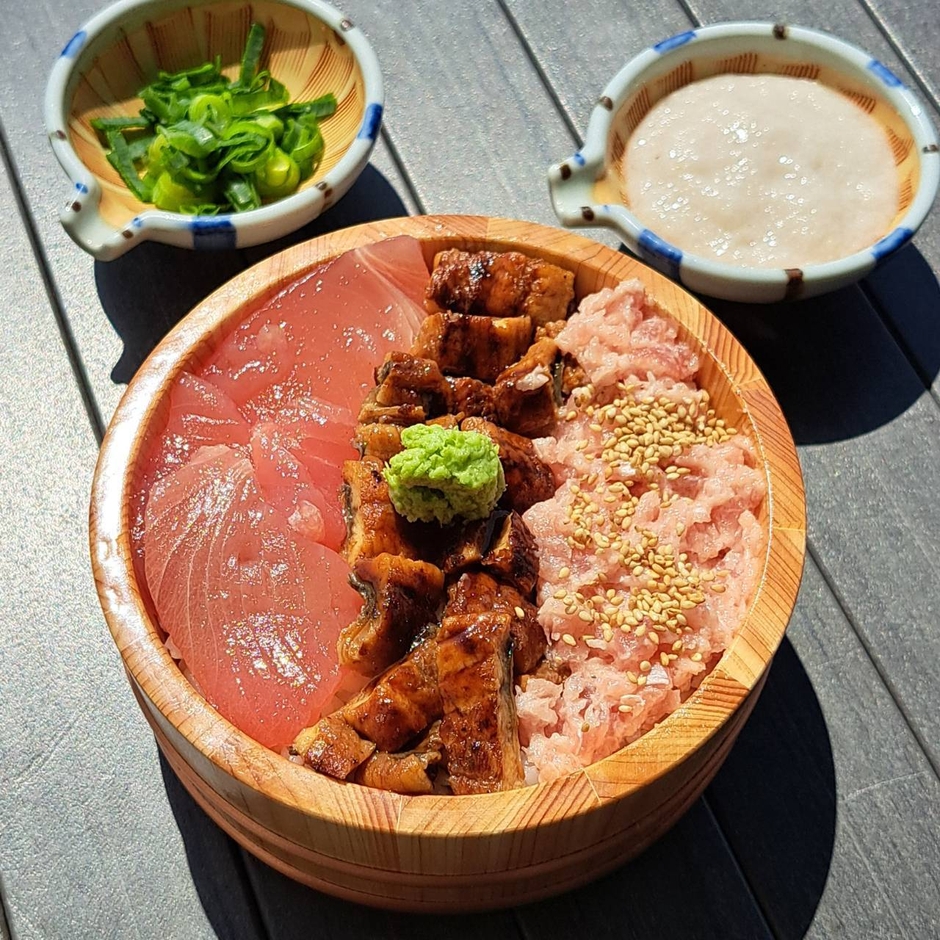 「うな鮪とろろ丼」~静岡県産うなぎ・静岡県産自然薯入~