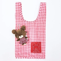 マスコット感覚で持ち歩き！くまのがっこうのナチュラル可愛いエコバッグ。