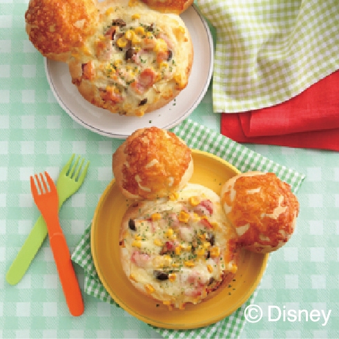 <キッズレッスン>ミッキーマウス/グラタンパン