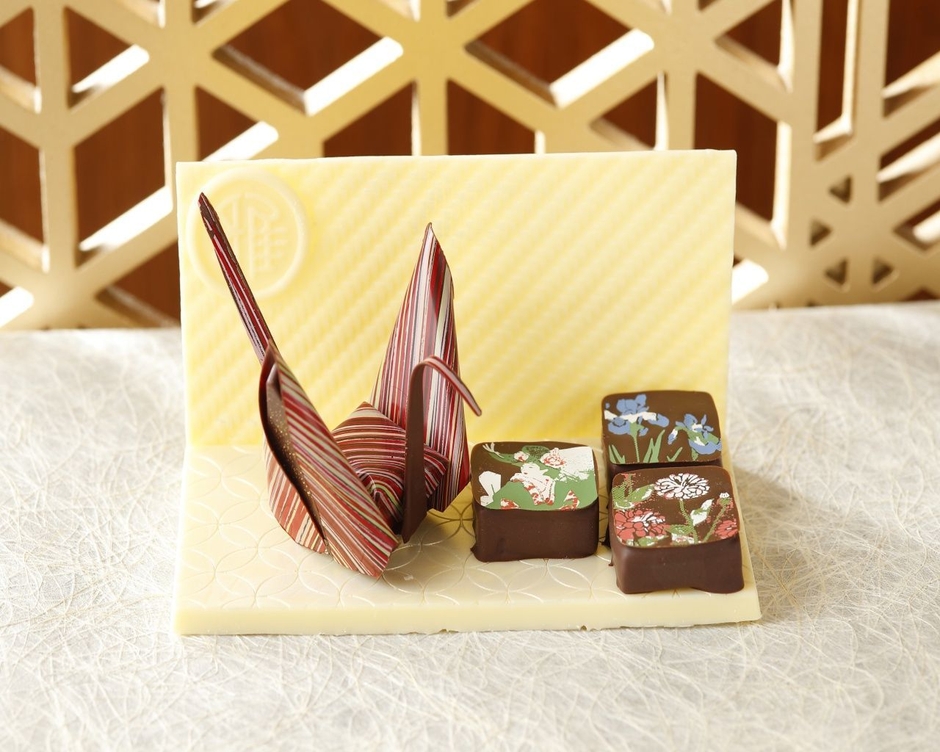 折り鶴チョコ&天井画ショコラセット