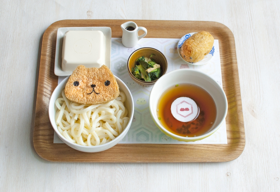 カピバラさんのつる~んうどんご膳 1,320円