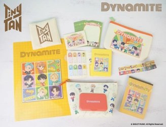 大ヒット曲「Dynamite」をモチーフにした『TinyTAN』から 文具＆雑貨シリーズを2022年3月・5月に順次発売　 ～メモ・ポーチ・エコバッグなど、全14種～