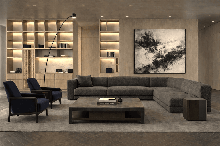 静かに整った信頼感ある機能的空間