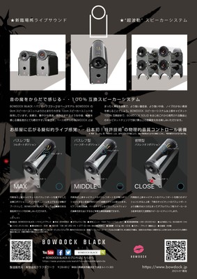 BOWDOCK BLACKフライヤー裏