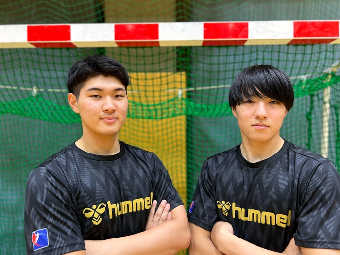 米田昇平選手(左)と松岡凌汰選手