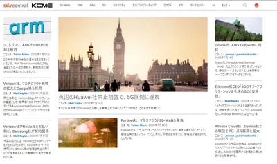 IT先進国アメリカのニュースを提供する「SDxCentral」