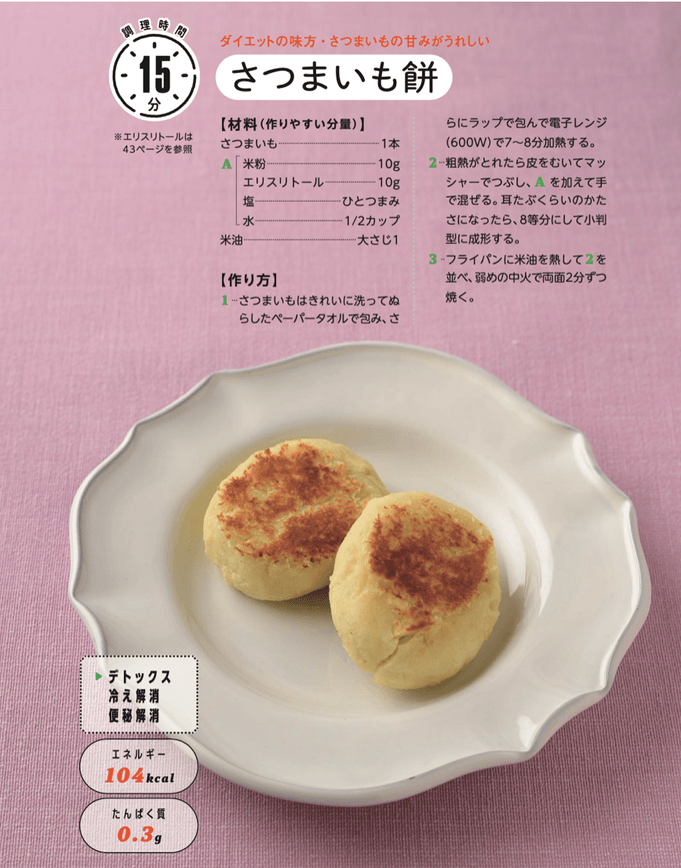 【レシピ】さつまいも餅