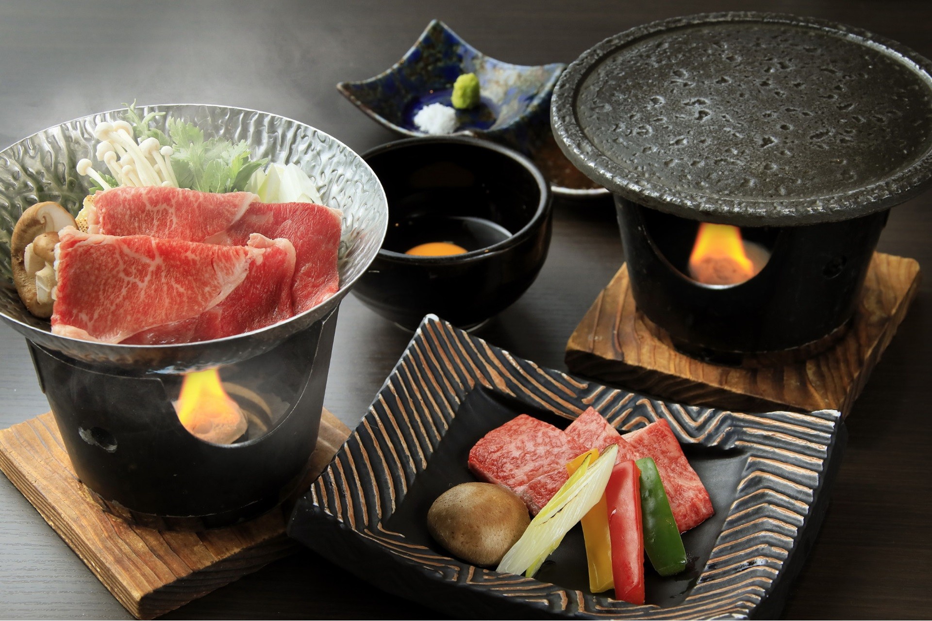 石焼派？すき鍋派？ 黒毛和牛を選べるスタイルで愉しむ箱根の秋懐石　松茸や鮑など秋の味覚も　11月末まで最大30％OFFプランを販売
