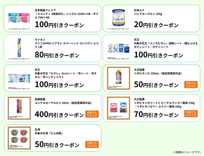 7月3週目のクーポン