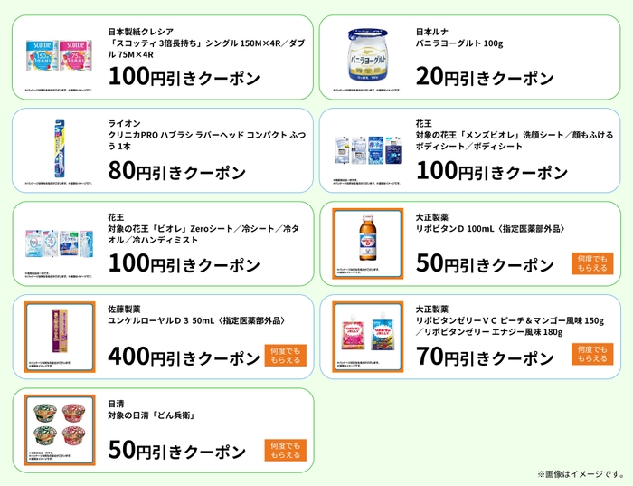 7月3週目のクーポン