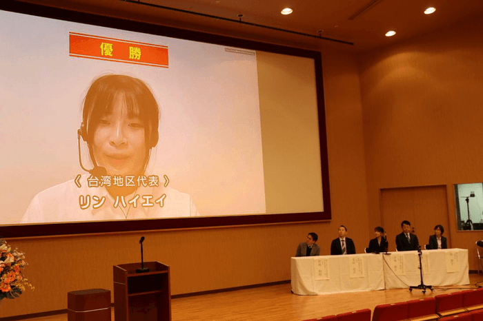 優勝した台湾の林沛頴さん