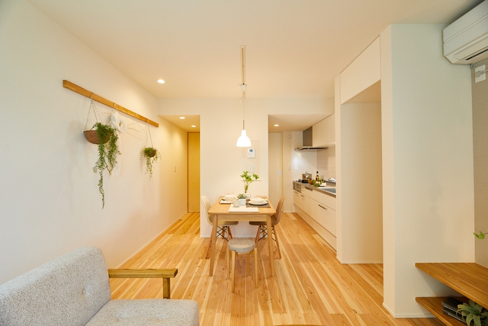 家事動線にも配慮したDK