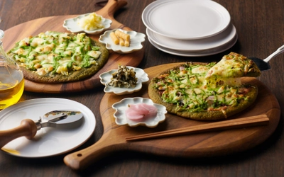 京都・伊藤久右衛門の新作「宇治抹茶ピザ」 2021年2月13日(土)公式オンラインショップにて 数量限定販売！