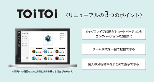 クラウドマネジメントツール「TOITOI」大幅リニューアル