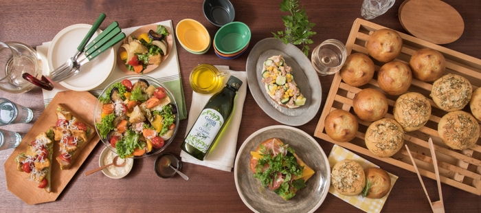 西川 功晃シェフ考案 パンとGARCIAオリーブオイルのレシピ