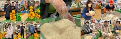 大好評「野菜・果物詰め放題」2