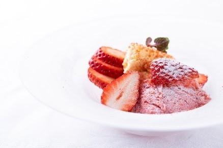 苺のティラミス&島いちごといちごのソルベ