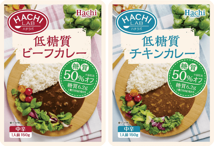 HACHI LAB 低糖質カレーシリーズ
