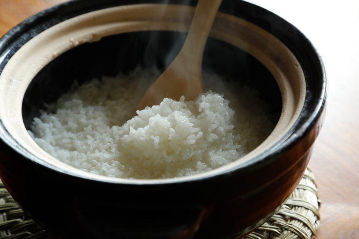 朝食土鍋ごはん