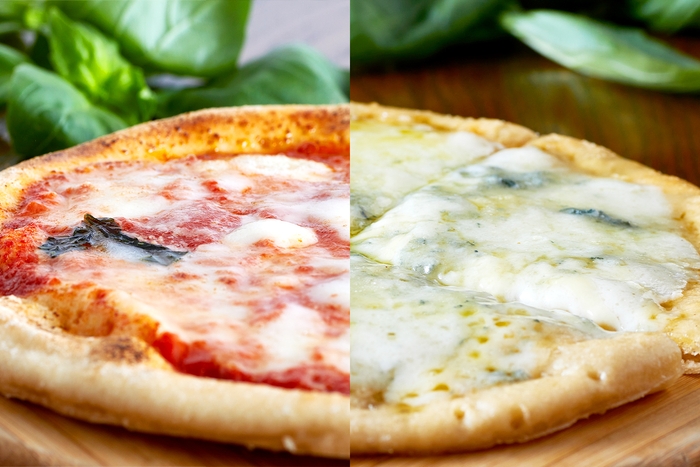 マルゲリータ&クワトロフォルマッジ