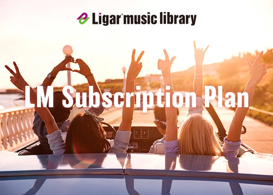 完全ロイヤリティフリー業務用音楽ライブラリー 「Ligar Music Library」にリーズナブルな料金の 定額サービスが10月20日より登場！