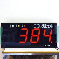 日本製CO2センサー(二酸化炭素濃度測定器)　 『まん延防止等重点措置対策』3密対策の必需品！販売中！
