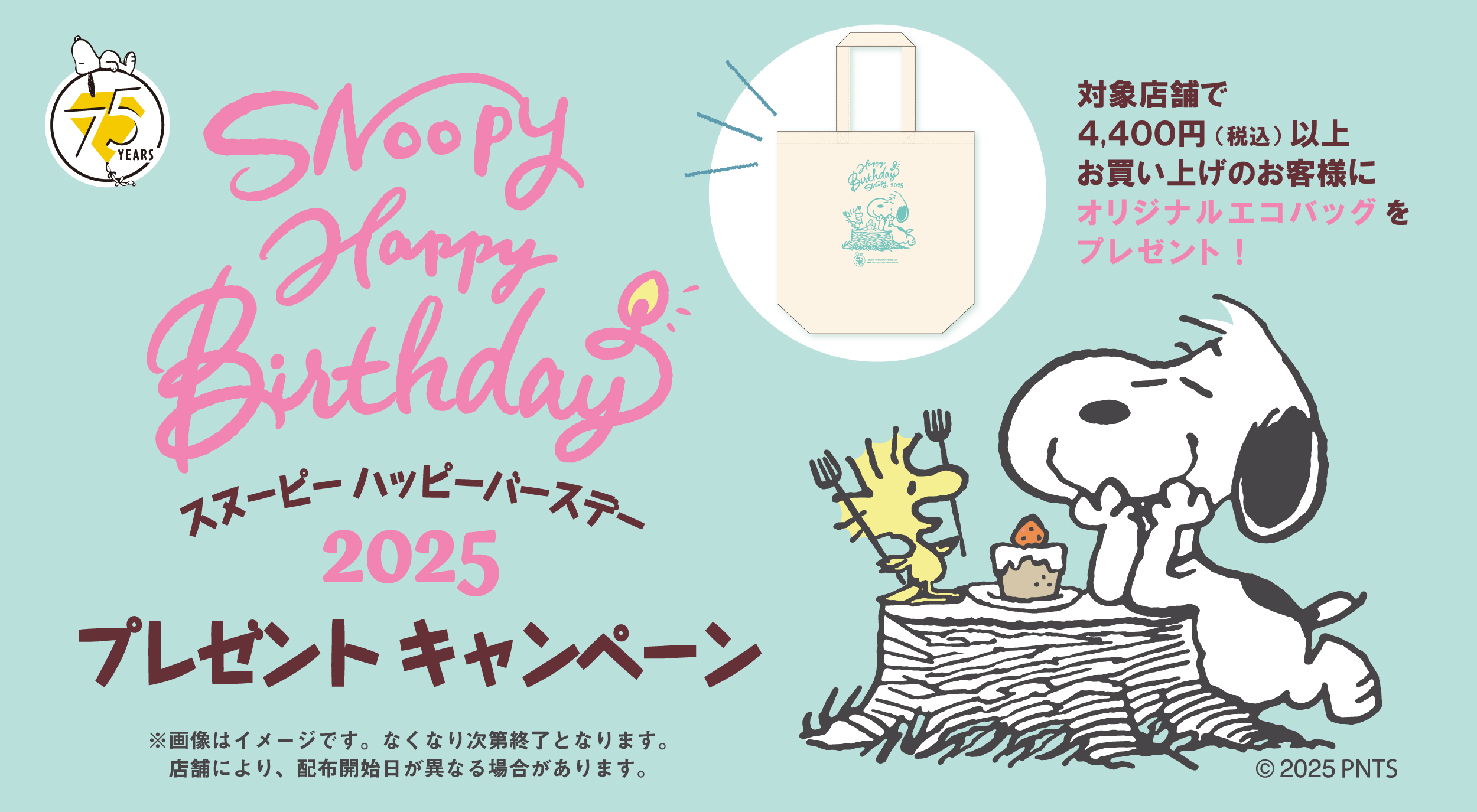 スヌーピー 2025年 生誕75周年記念パック スヌーピー 2025年 生誕75
