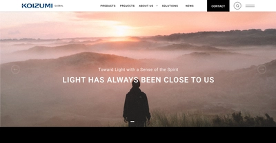 グローバルサイトを全面リニューアル、情報構造の最適化を実施