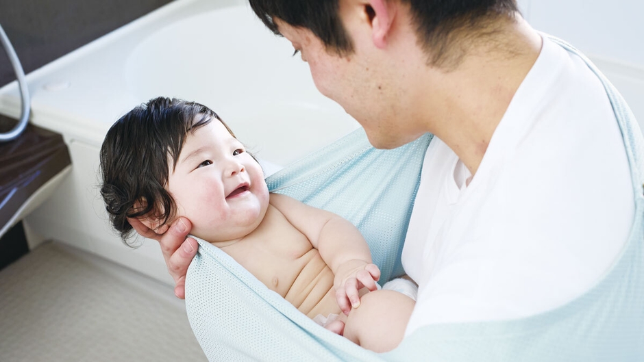 怖がりパパも楽しくお風呂タイム