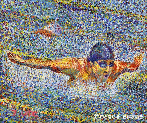 「Victory!」 油彩