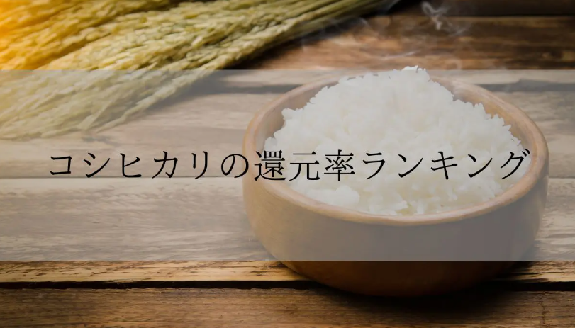 【2025年6月版】ふるさと納税でもらえる『コシヒカリ』の還元率ランキングを発表