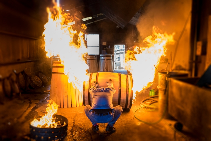 チャーリングの様子