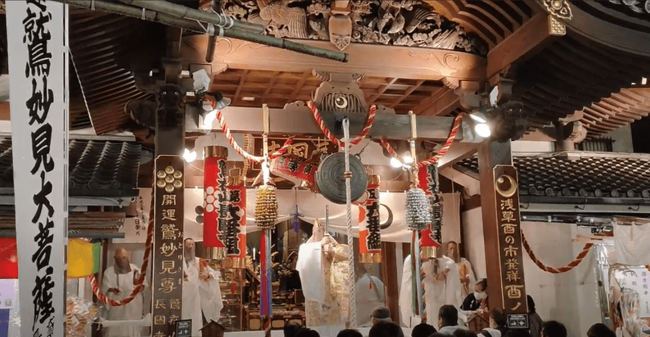 2021年　酉の市　祭事の様子