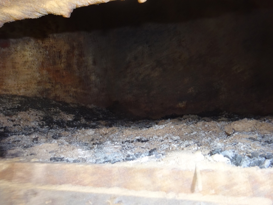 残渣(無機物)はほぼなし(1/1000以下)