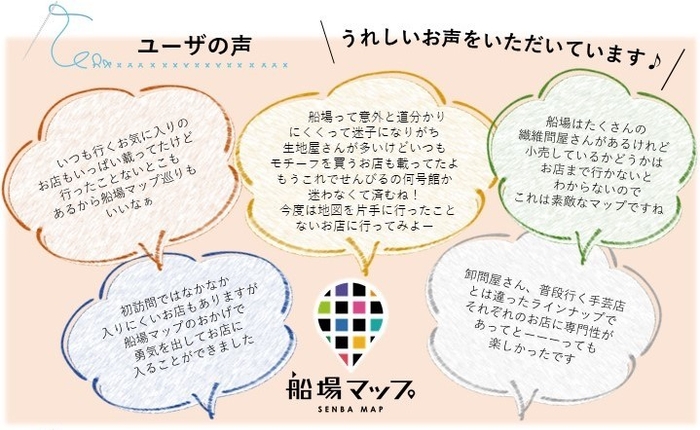 船場マップ/ユーザーの声