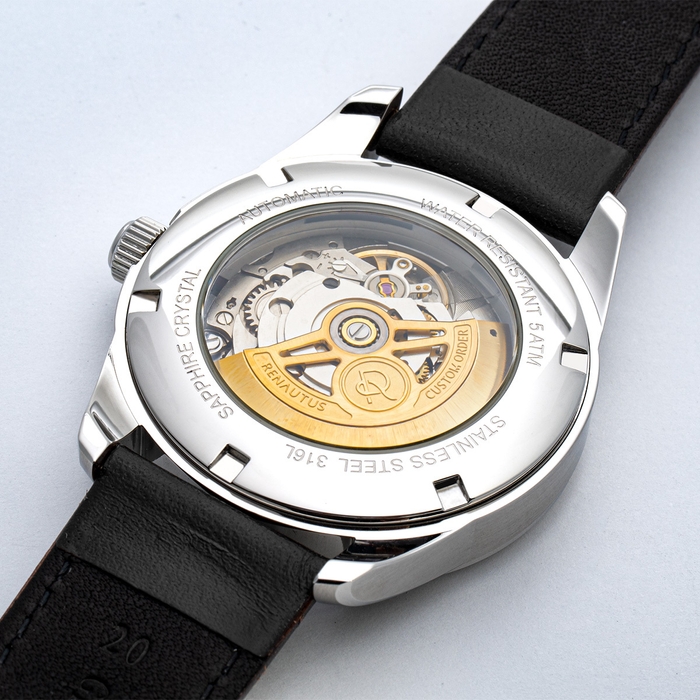 マラカイト・リミテッド オートマチック40/裏蓋