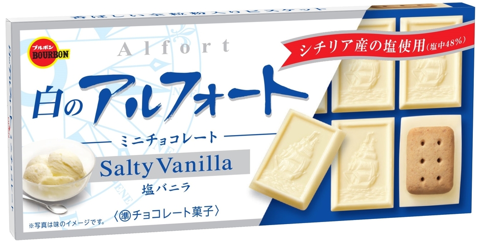 白のアルフォートミニチョコレート