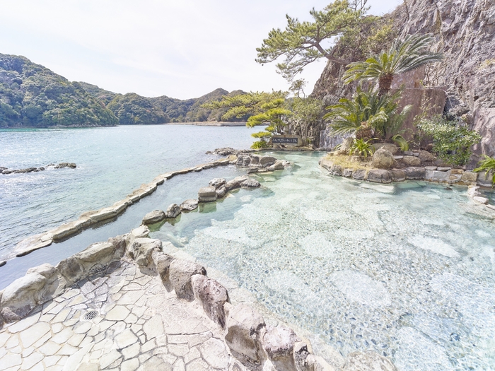 大露天風呂「紀州潮聞之湯」