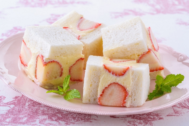 朝食レシピ第5位 宮城県代表 イチゴいちえサンド