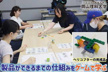 【岡山理科大学】製品ができるまでの仕組みをゲームで学ぶ