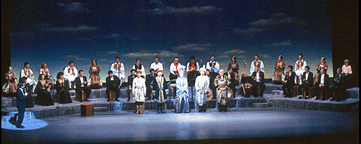 1991年 シルクロード音楽の旅<7>で来日したカザフ民族音楽グループ(前列の5名)