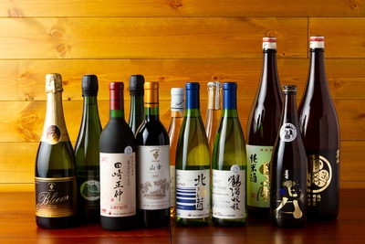 北海道ワインと日本酒