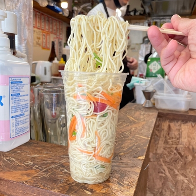 冷製鯛だしサラダまぜそば(大盛)