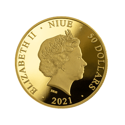 50ドル金貨 表面